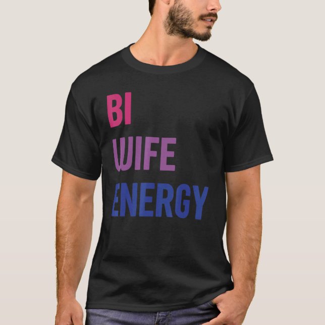 T-shirt Bi Femme Énergie Lgbtq Soutien Lgbt Femme Respect  (Devant)