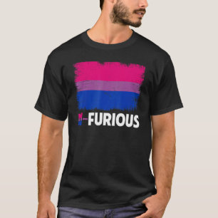 T-shirt Bi Furieux Gay pride Drapeau Bisexuel Rainbow Lgbt