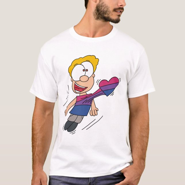 T-shirt Bi Pride (Devant)