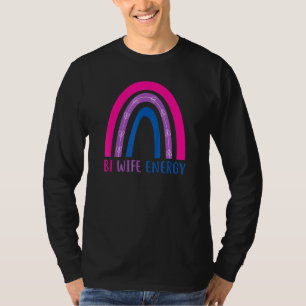T-shirt Bi Wife Energy Lgbtq Support Lgbt Bisexuel Arc En 
