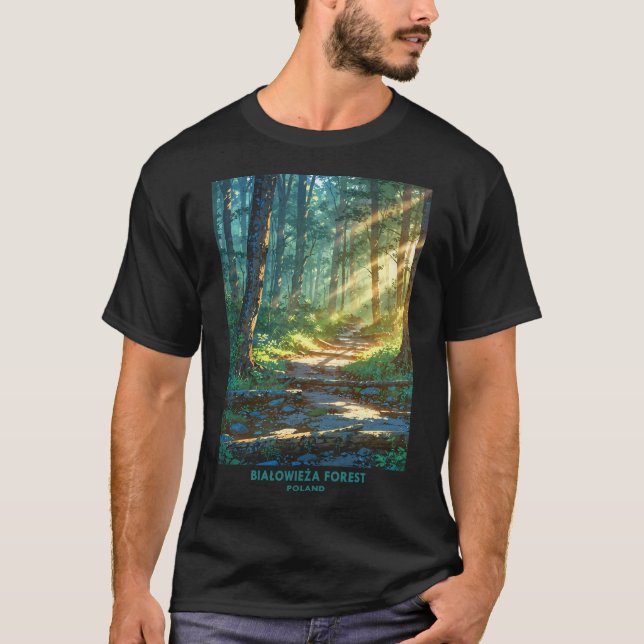 T-shirt Biaowiea Forest Poland (Devant)