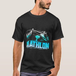 T-shirt Biathlon Mountains Winter Sports Cadeau