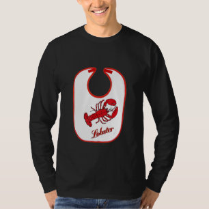 T-shirt Bib de homard crevettes poisson crabe amoureux