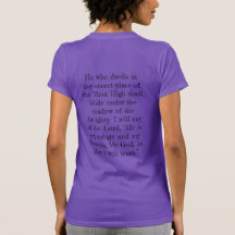 T - Shirt Bibel Vers Psalm 91:1-2