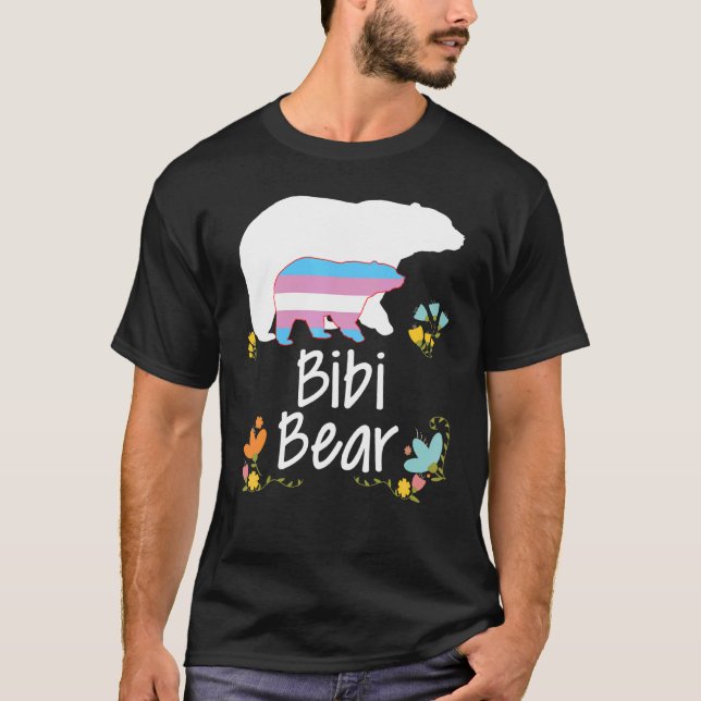 T-shirt Bibi Lgbt Bear Transgender Rainbow Lgbt Gay Lesbia (Devant)
