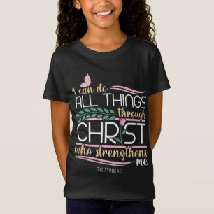 T-Shirt Bible chrétienne contre Philippiens 4:13