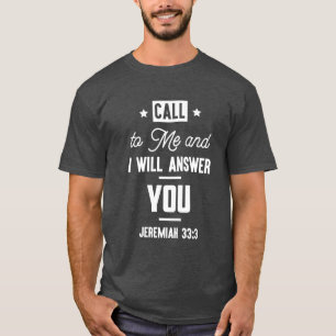 T-shirt Bible chrétienne Verse Écriture Cadeau religieux