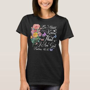 T-shirt Bible chrétienne Verse Papillon Foi Dieu J