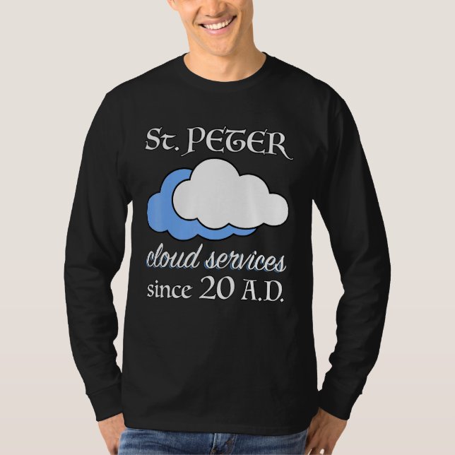 T-shirt Bible chrétienne Verse Saint Pierre Météo (Devant)