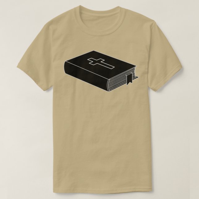 T-shirt bible noire (Design devant)
