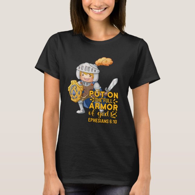 T-shirt Bible Quote Armor of God Ephesians 611 Easter Chri (Devant)