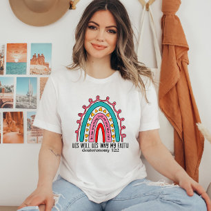 T-shirt Bible verset arc-en-ciel Écriture