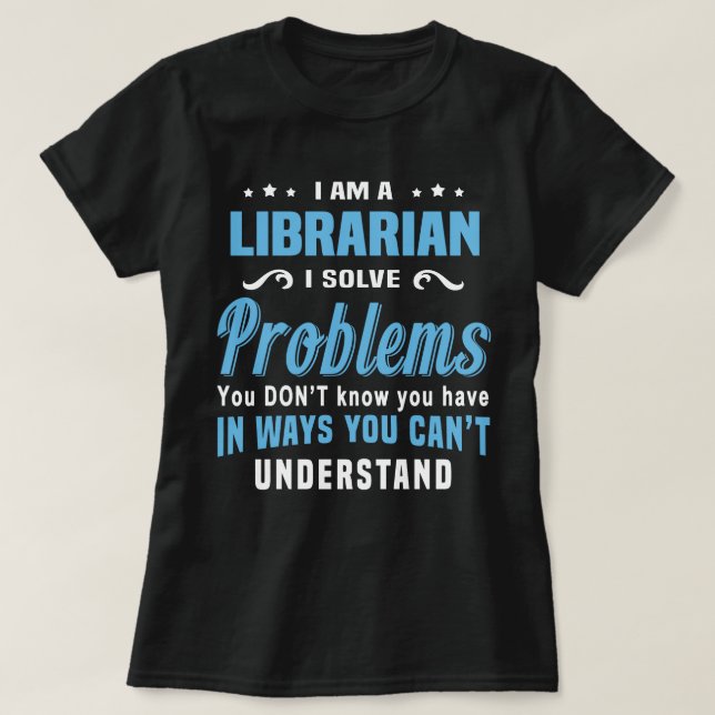 T-shirt Bibliothécaire (Design devant)