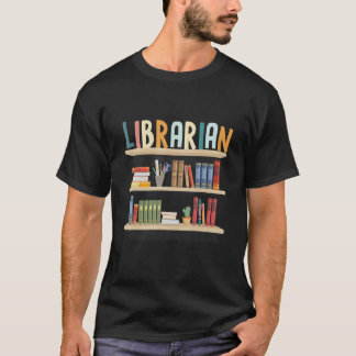 T-shirt Bibliothécaire Alphabet Livre Premier Jour De L'Éc