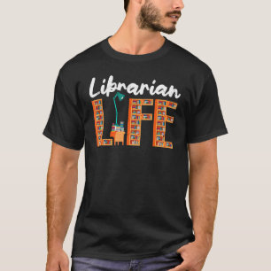 T-shirt Bibliothécaire Bibliothèque Vie Enseignant École B