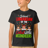 Bibliothécaire De La Cutest Reindeers Christmas Sc