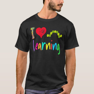 T-shirt Bibliothécaire Enseignant J'aime Apprendre Chenill