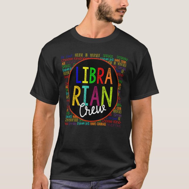 T-shirt Bibliothécaire Retour à l'école (Devant)