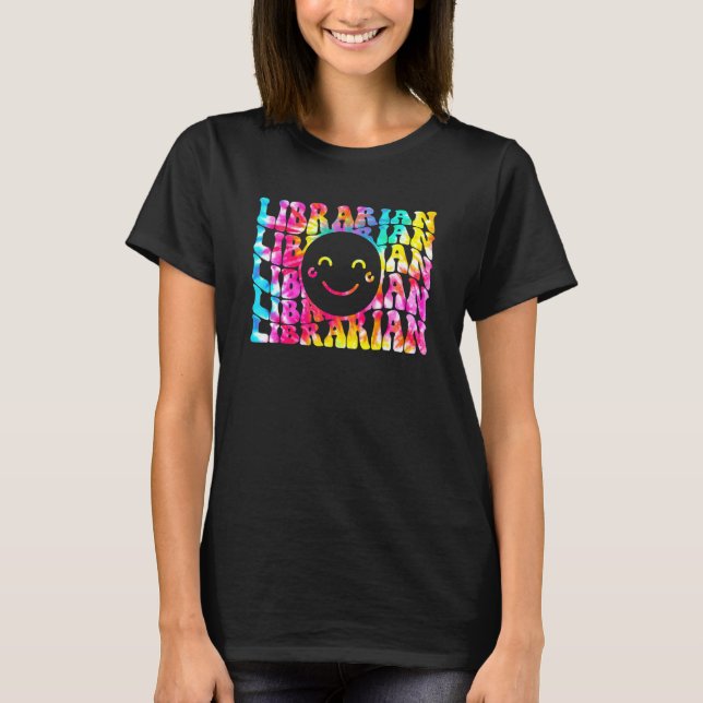 T-shirt Bibliothécaire super Retour À L'École Rétro Libra (Devant)