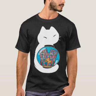 T-shirt Bibliothèque confortable de Fish