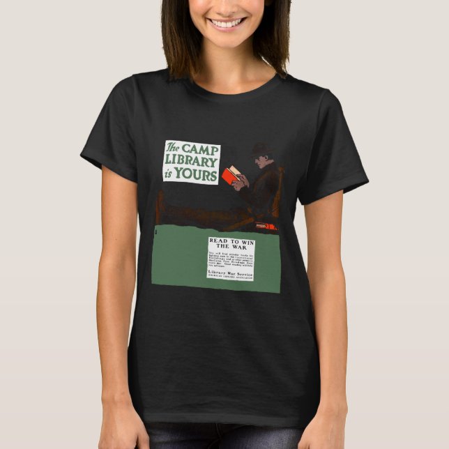 T-shirt Bibliothèque des camps de la Première Guerre mondi (Devant)