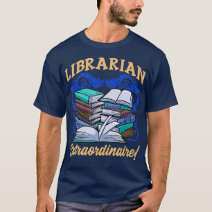 T-shirt Bibliothèque inspirée par le bibliothécaire Bib