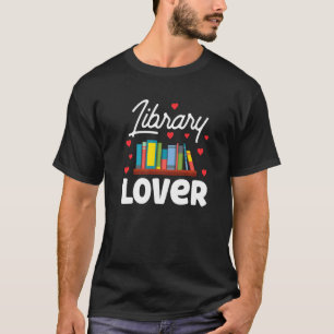 T-shirt Bibliothèque Livres Discours Bibliothécaire