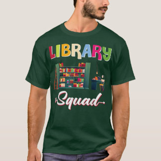 T-shirt Bibliothèque Squad Bookworm Lecture Livre Lover Li