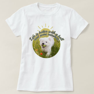 T-shirt Bichon & Ball Jours de pissenlits