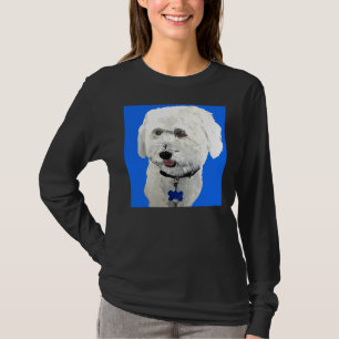 T-shirt Bichon Bleu