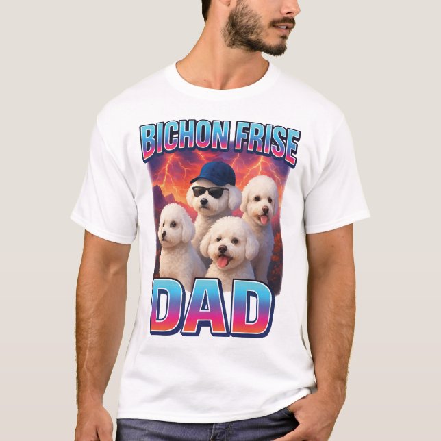 T-shirt Bichon frisé (Devant)