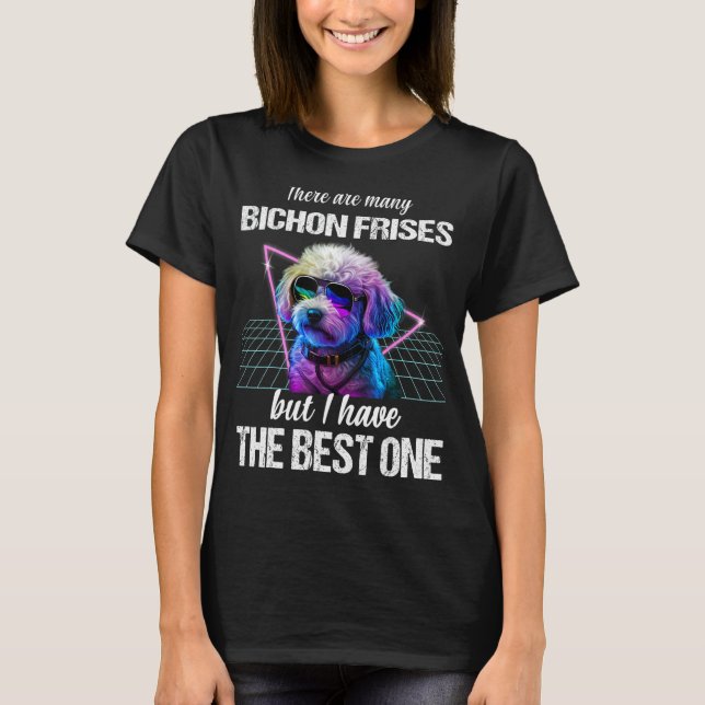 T-shirt Bichon Frise Chien Bichon Frises (Devant)