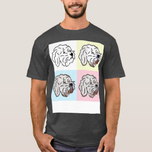 T-shirt Bichon Frise Chien quatre visages