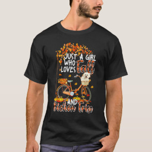 T-shirt Bichon Frise Et Automne Propriétaire Chien Bicycle