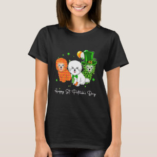 T-shirt Bichon Frise Jour de la Saint Patrick Garçons Enfa