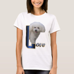T-shirt Bichon Frise Love