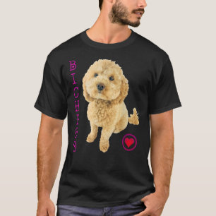 T-shirt Bichpoo Chien Chien Chien Chien Poodle Croix Noodl