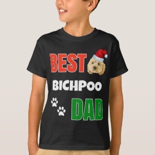 T-shirt Bichpoo Chiot Amoureux des chiens mignon Meilleur