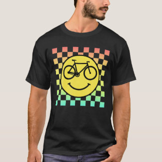 T-shirt Bicyclette amusant Cyclisme Joyeux Vélo Smile Colo