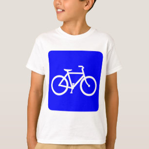T-shirt Bicyclette - Bleu