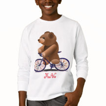 Bicyclette et copie d'ours de nounours
