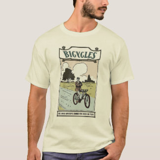 T-shirt Bicyclettes : Le choix du hippie suffisant