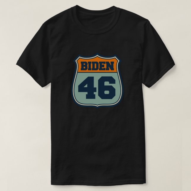 T-shirt Biden 46 - Élu Celebrate Joe Biden 46e (Design devant)