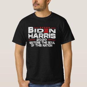T-shirt Biden Harris 2020 restaurer l'âme de cette nation