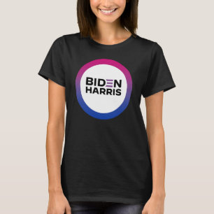 T-shirt Biden Harris Bisexual Pride