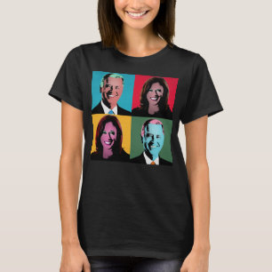 T-shirt BIDEN / HARRIS Pop Art Peinture