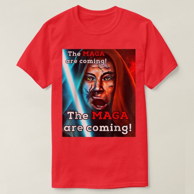T-shirt Biden Midnight Ride MAGA Are Coming Adult Costume  (Design devant)