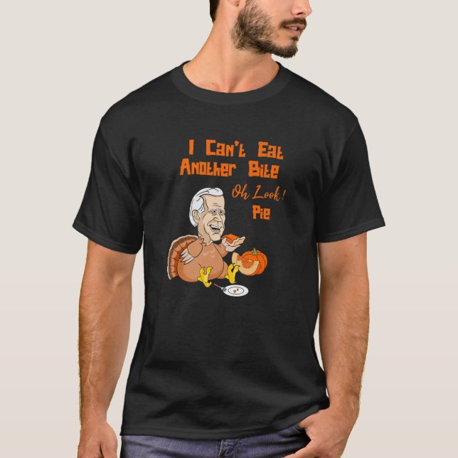 T-shirt Biden ne peut pas manger une autre bouchée Oh Look (Devant)