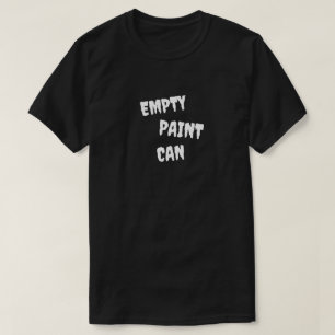 T-shirt Bidon de peinture vide