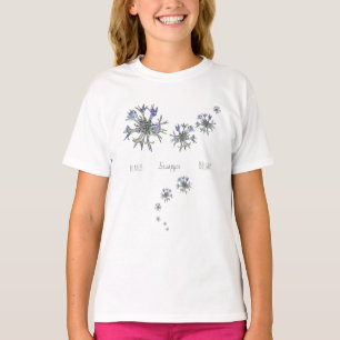 T-shirt Biélorussie Б л а р у Fleur de maïs с de de T-